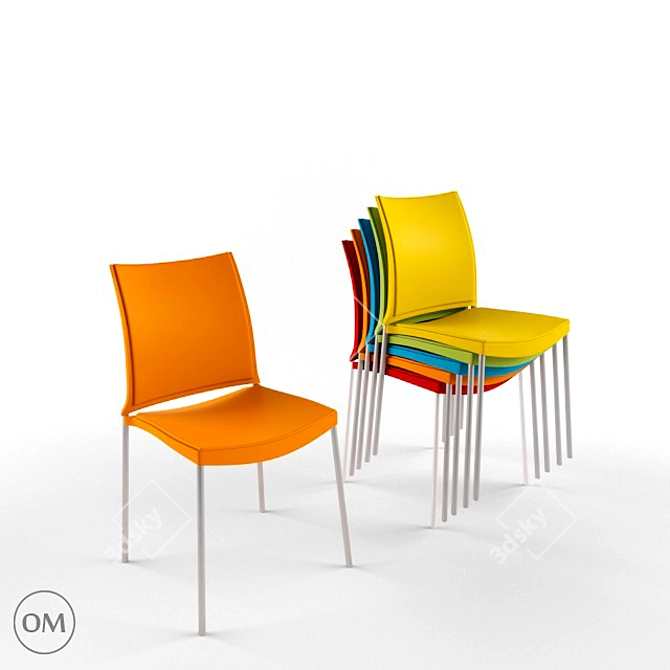 Cozy Comfort Chair 3D model image 1
