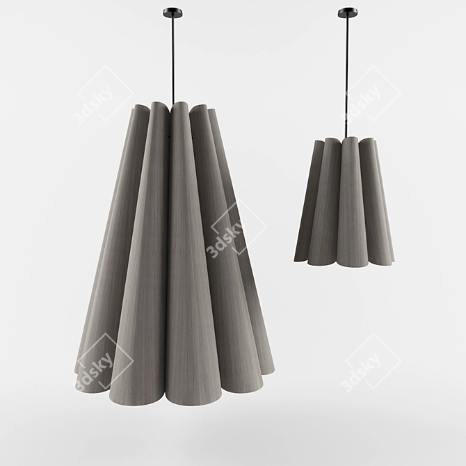 Zinnia Top: Modern Lighting Solution 3D model image 1