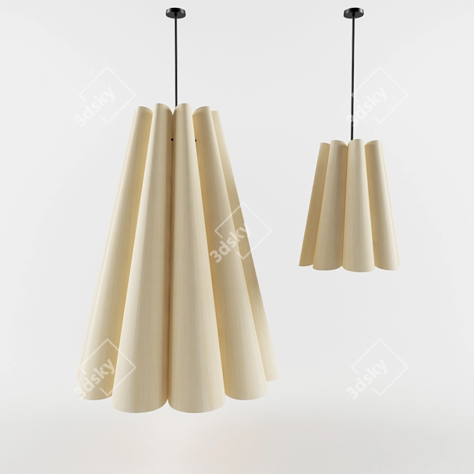 Zinnia Top: Modern Lighting Solution 3D model image 2