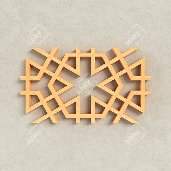 Decorative Bezel Partition 3D model image 1