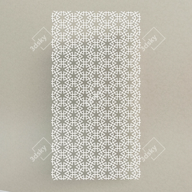 Decorative Bezel Partition 3D model image 2