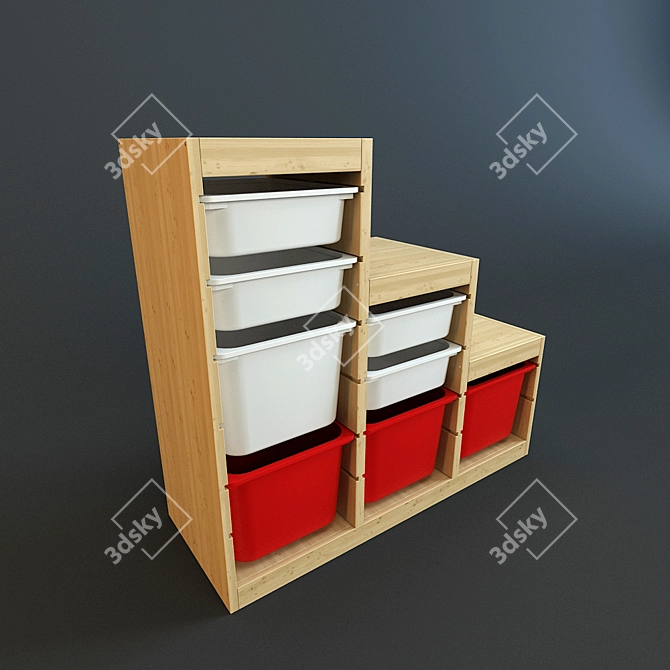 Ikea Toy Tidy: Organize and Store 3D model image 1