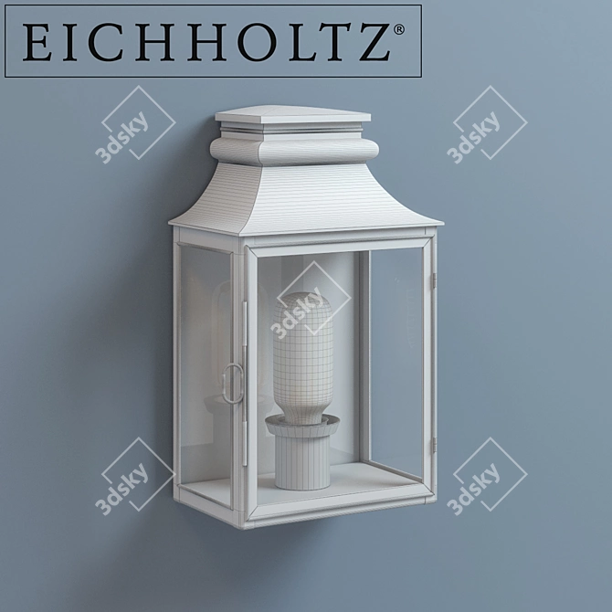 Elegant Primo Large Wall Lamp 3D model image 3