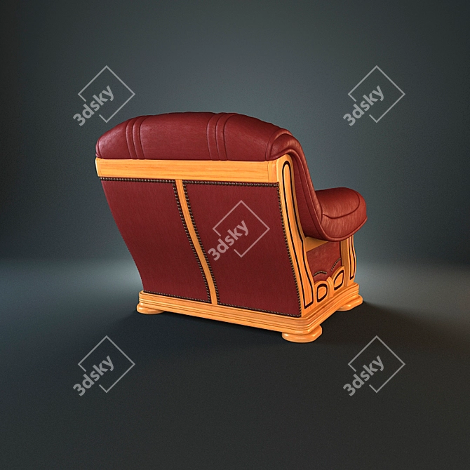 Pinskdrev Consul 21 Armchair 3D model image 2