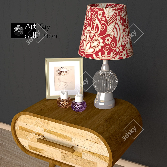Art-say Collection Decor Set 3D model image 2