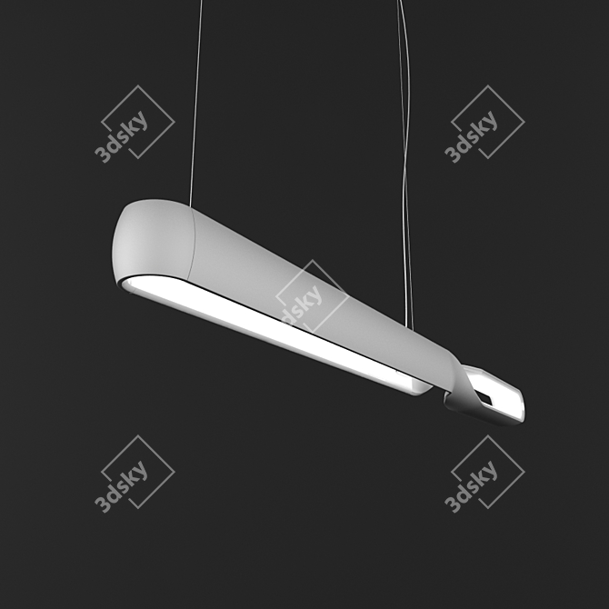 Infinite Elegance: QisDESIGN Pendant Light 3D model image 2