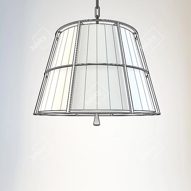 Savona Pendant Light - Elegant and Sophisticated 3D model image 2