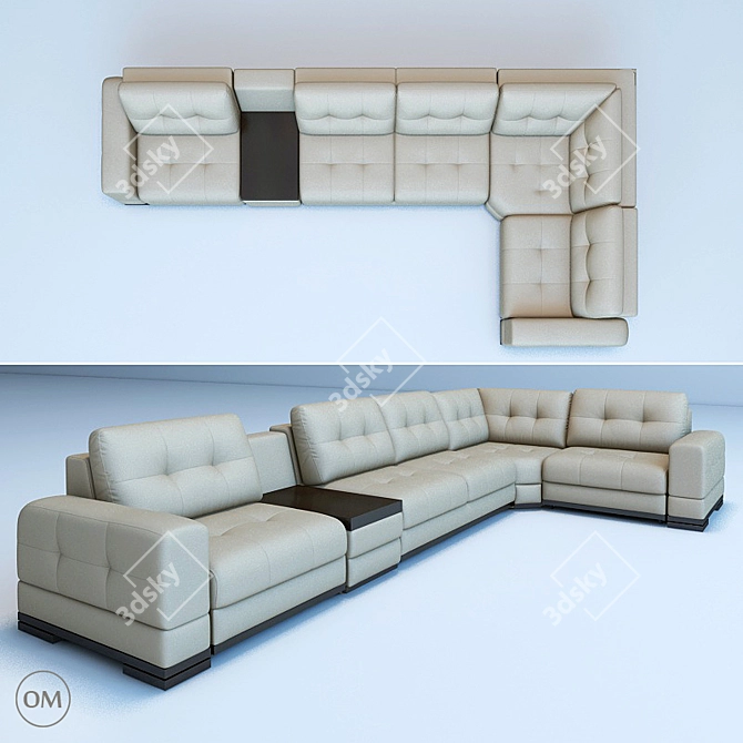 Modern Interior Sofa Montreal 3D model image 1