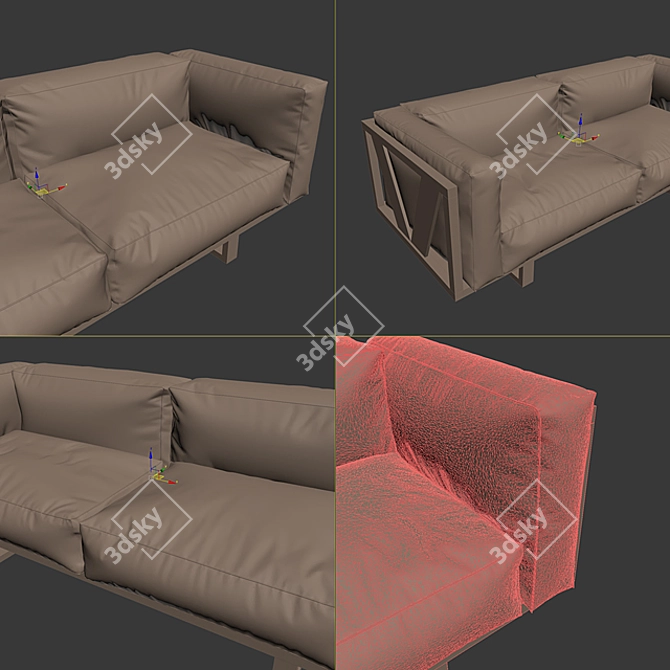 EJ 555 Frame: Timeless Design 3D model image 3