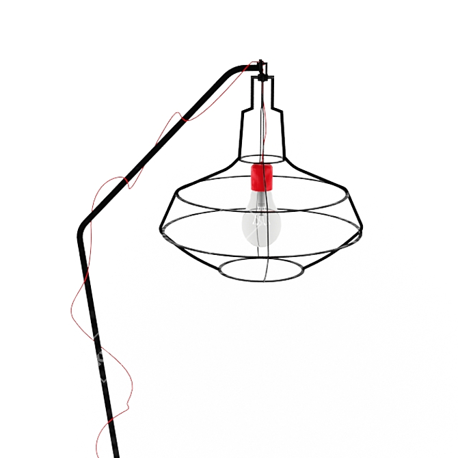 Sleek Elmo Studio Beam Light 3D model image 2