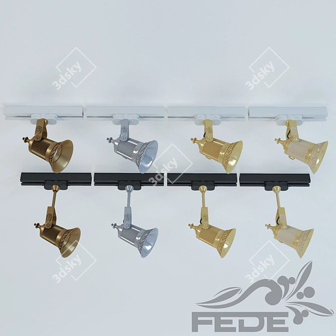 Fede Vienna Par 30 LED Track 3D model image 2