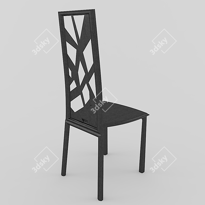 AIRNOVA Cathy Chair: Sleek, Stylish, and Comfortable 3D model image 2