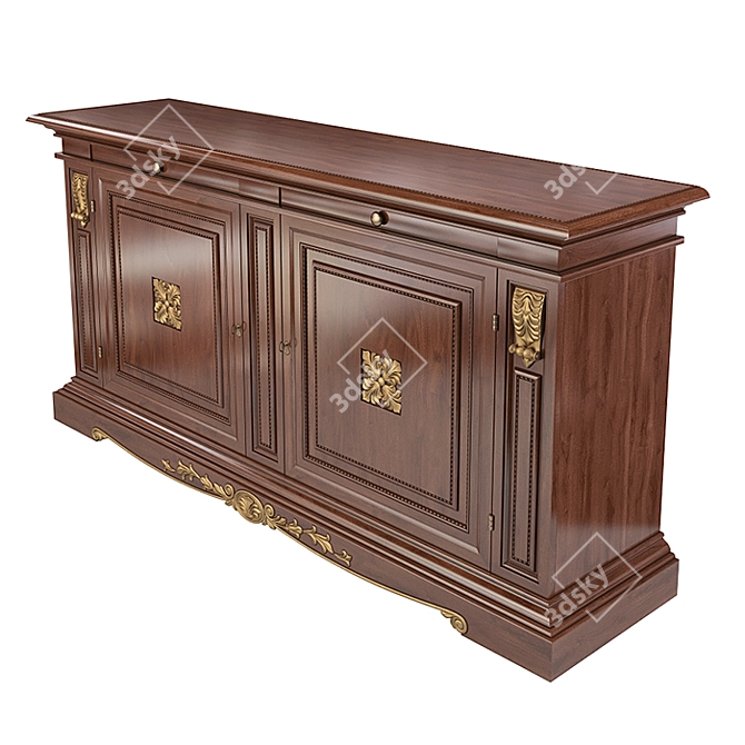 Elegant Stella Del Mobile Buffet 3D model image 1