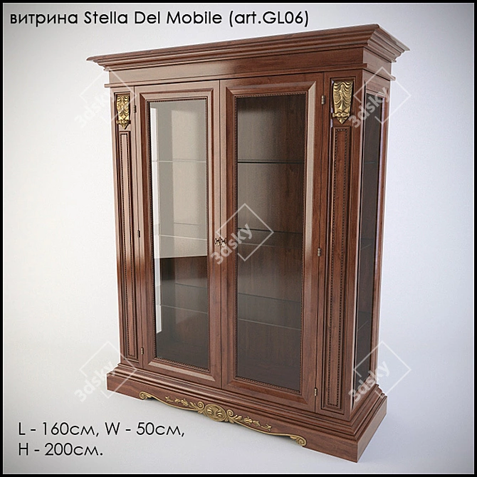 Elegant Showcase by Stella Del Mobile 3D model image 1