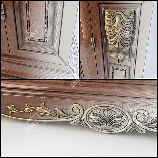 Elegant Showcase by Stella Del Mobile 3D model image 2