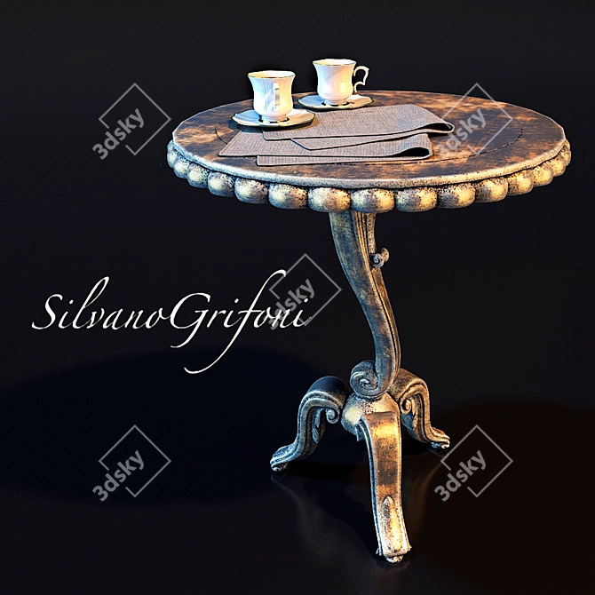 Elegante Silvano Grifoni Table 3D model image 1