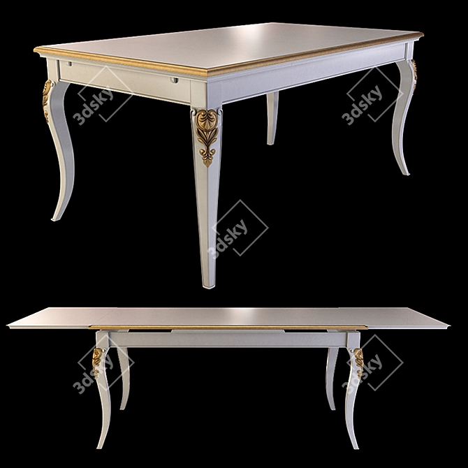 Stella Del Mobile Table Chairs - Art.GL10 3D model image 5