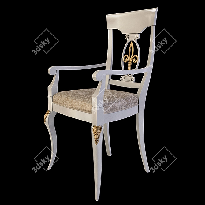 Stella Del Mobile Table Chairs - Art.GL10 3D model image 6