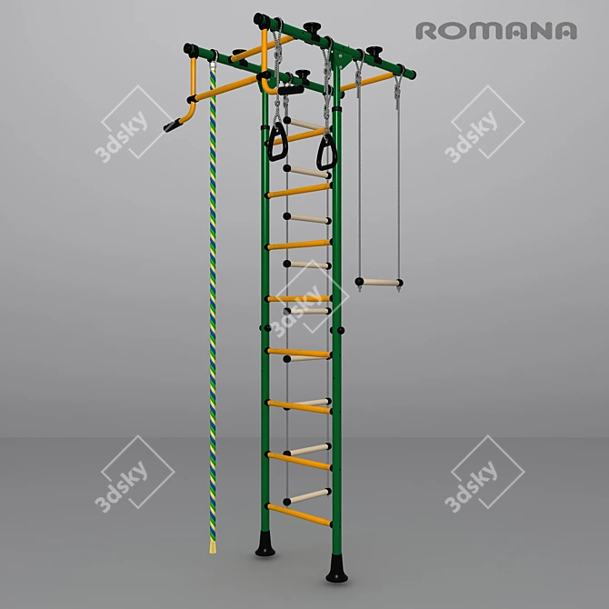 Comet-1 Home Gym: Versatile Fitness Solution 3D model image 1