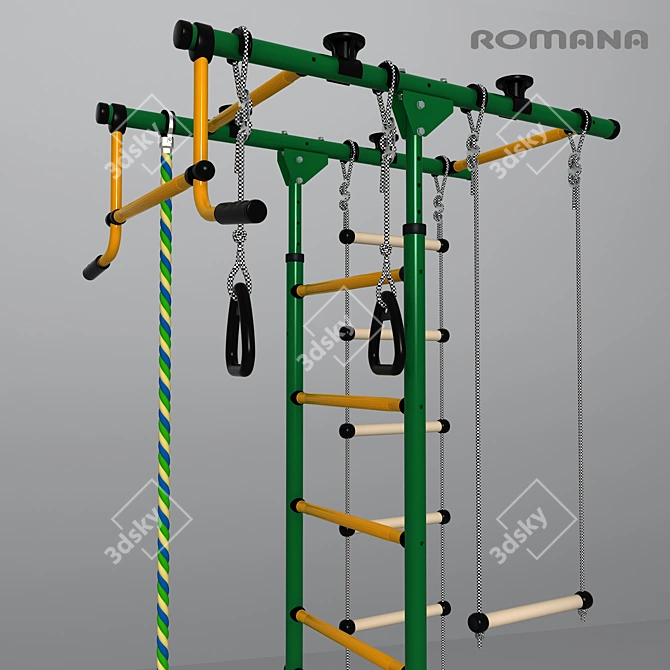 Comet-1 Home Gym: Versatile Fitness Solution 3D model image 2