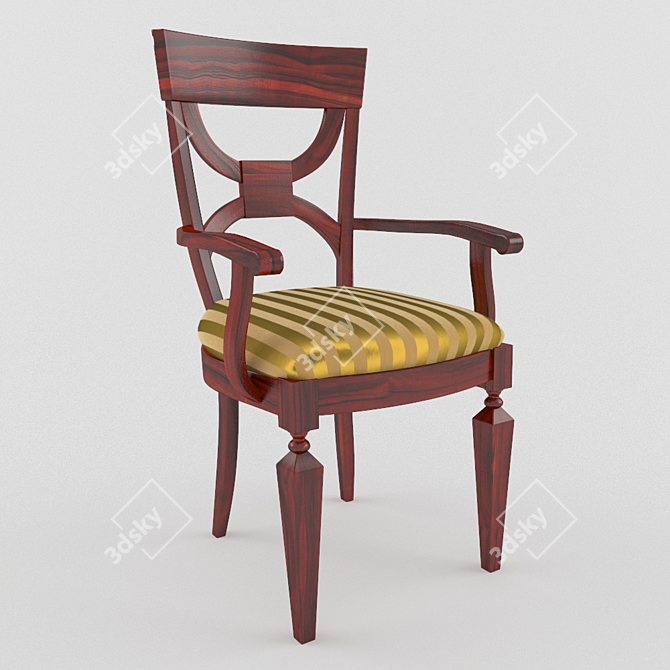 Stradivari Chair: Elegant and Ergonomic 3D model image 1