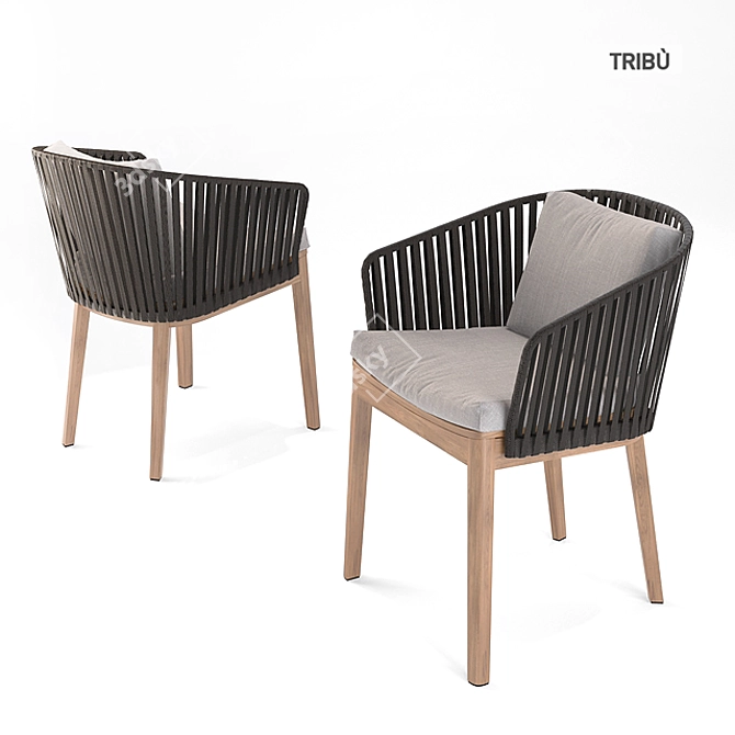 Mood Armchair + Table Combo 3D model image 2