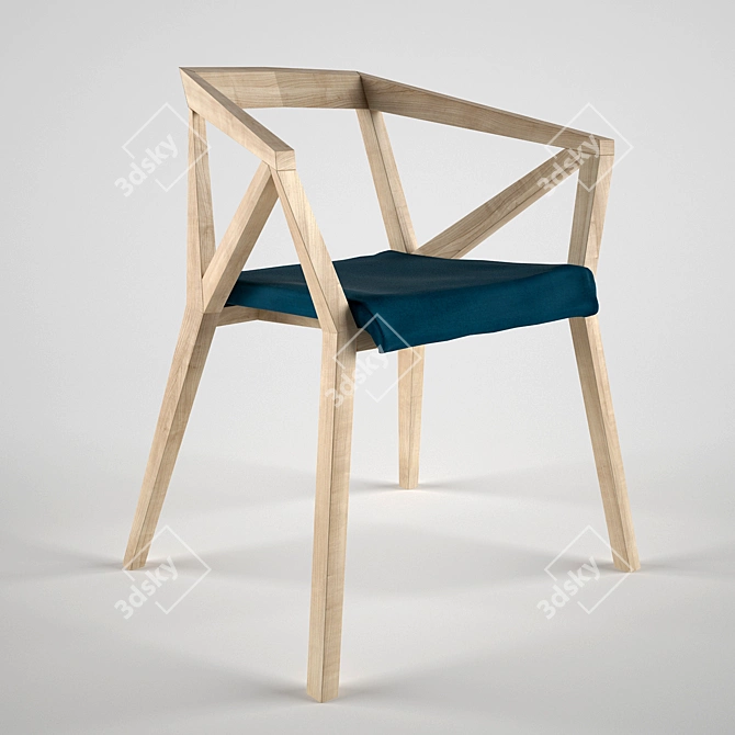 Modern Ergonomic Chair 3D model image 1