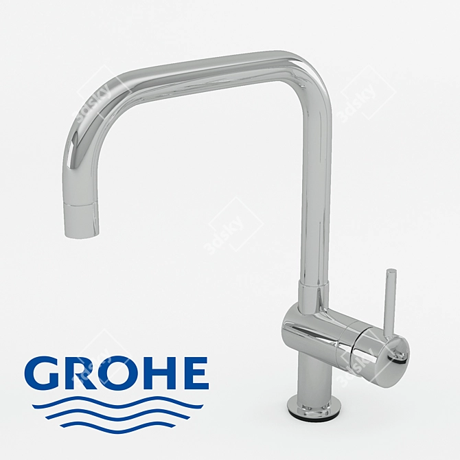Elegant Grohe Minta Kitchen Faucets 3D model image 3