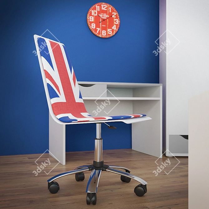 Title: Hoff Children's Furniture Set 3D model image 3