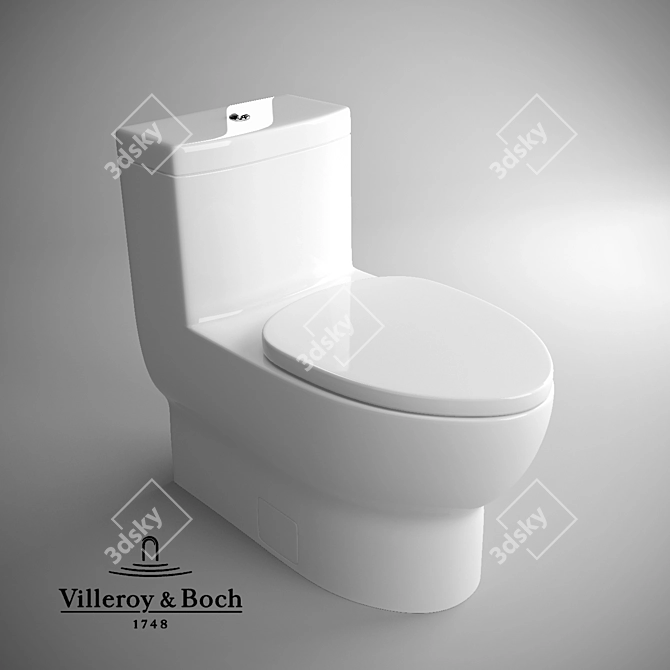 Villeroy & Boch Subway Toilet 3D model image 1