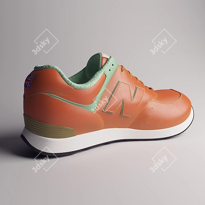 New Balance 576 "Royal Oak" Pub Pack 3D model image 2