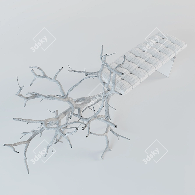Umos Design Bench | Modern & Unique Seating 3D model image 3