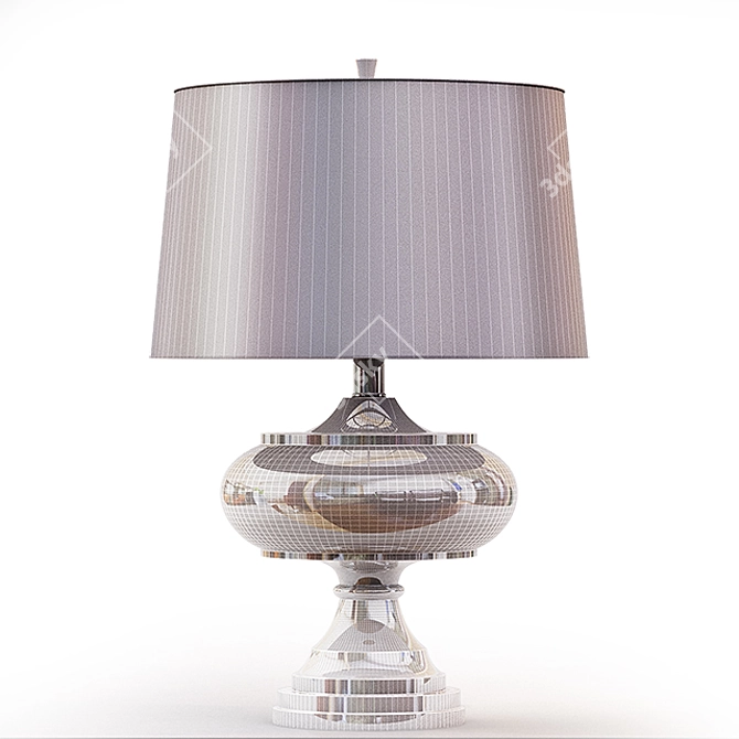 Elegant Polished Table Lamp 3D model image 2