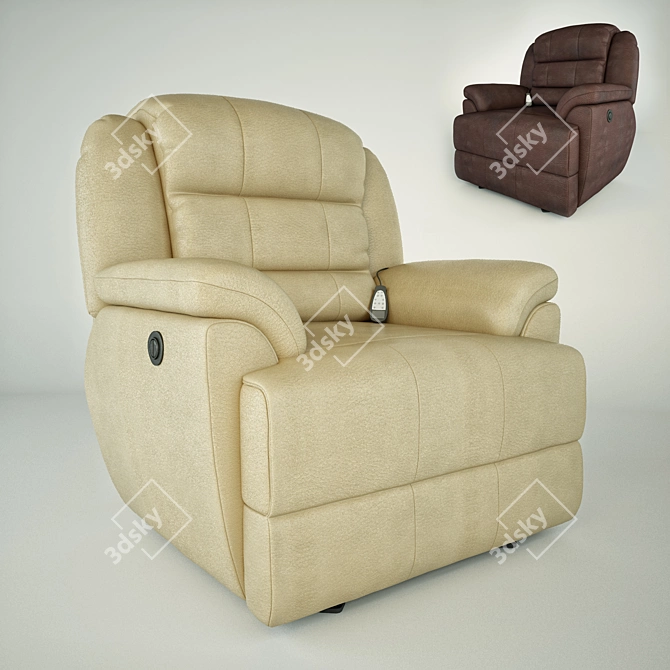 Ultimate Power Massage Recliner 3D model image 1