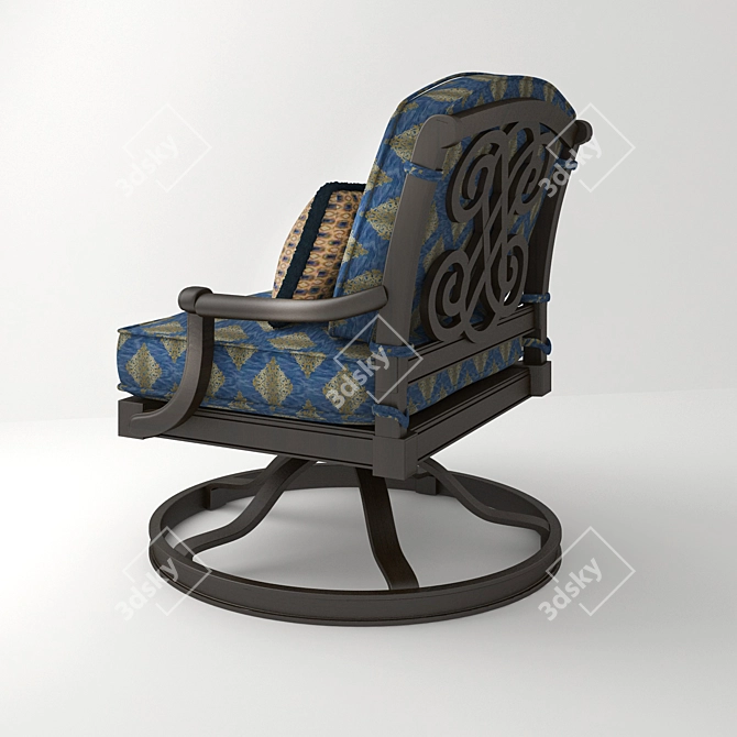 Sedona Swivel Chair: Stylish comfort! 3D model image 2