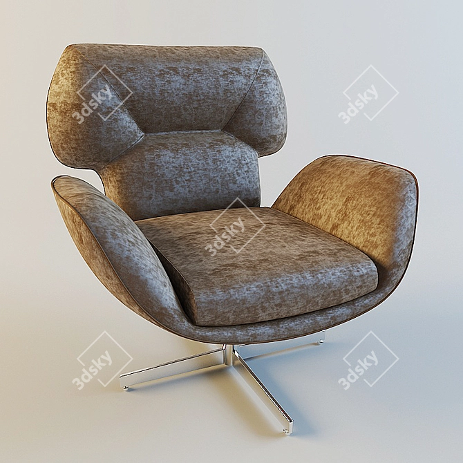 Italian IL Loft Helen Poltroncina: Elegant and Stylish Chair 3D model image 1