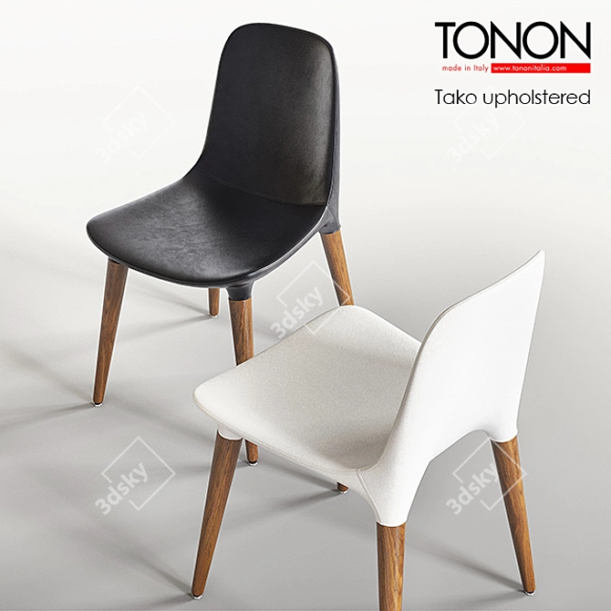 Tako Chair: Contemporary Elegance 3D model image 1