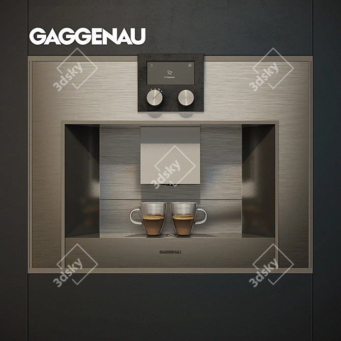 GAGGENAU CM-450 Coffee Maker 3D model image 1