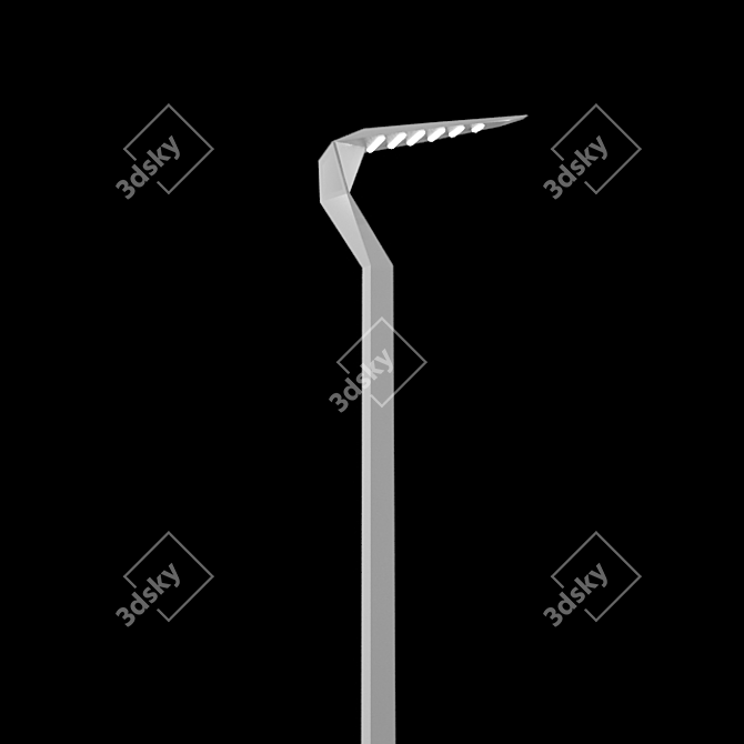 Talented Outdoor Designer Lamp 3D model image 1
