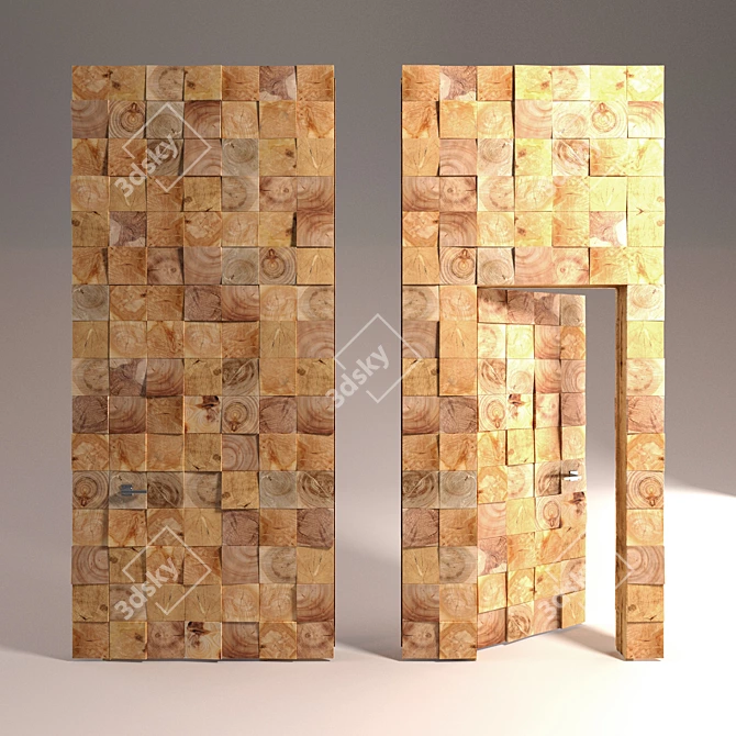 Artisanal Handcrafted Door! 3D model image 1
