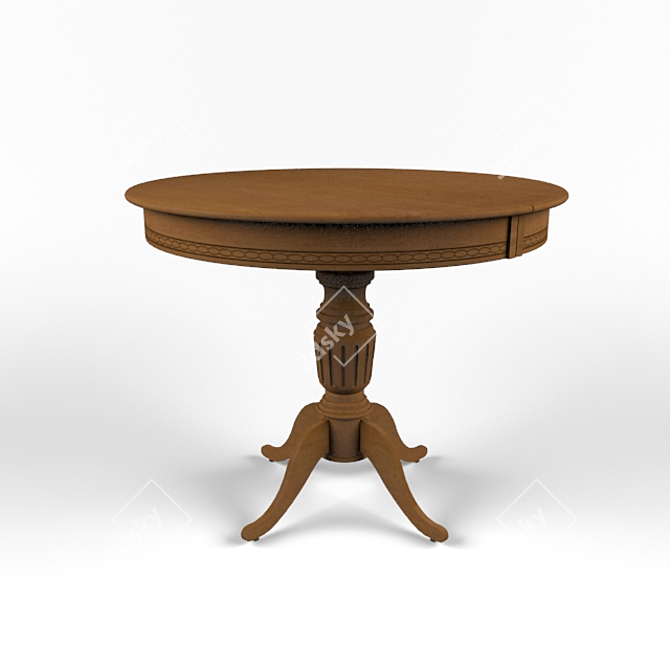 Utah Factory Table "Alt-9-12 3D model image 1