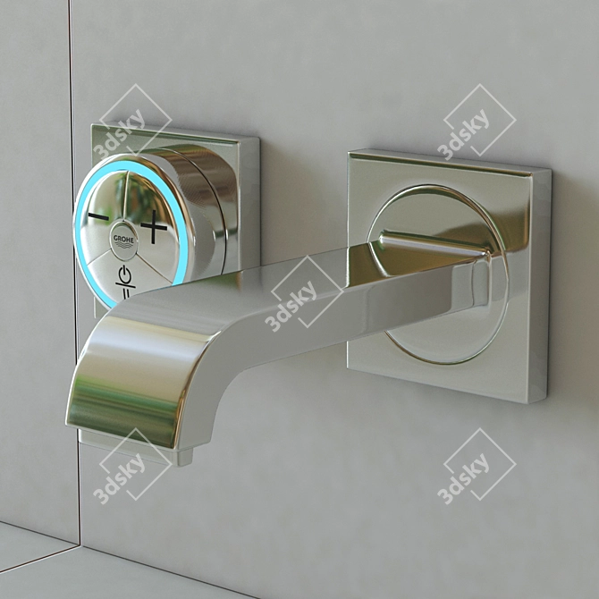 Title: GROHE F-Digital S-Size Mixer 3D model image 2