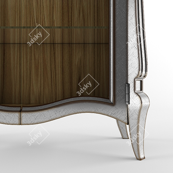 FM Cezanne Glass Showcase - Elegant Italian Design 3D model image 2