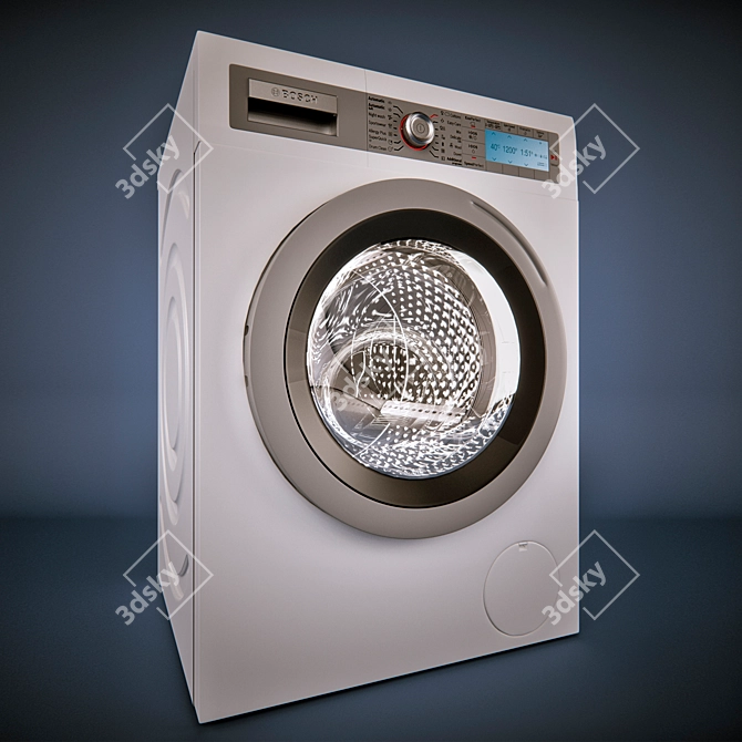 Efficient Bosch Washer for Ultimate Cleaning 3D model image 1