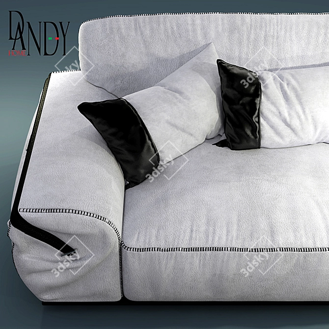 Luxury Sofa Mod Limousine 3D model image 2