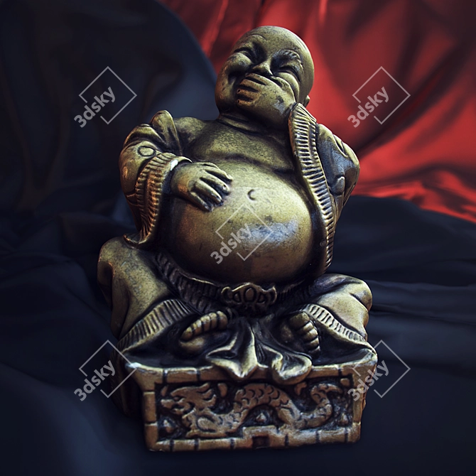 Smiling Buddha: Zen for Your Space 3D model image 1