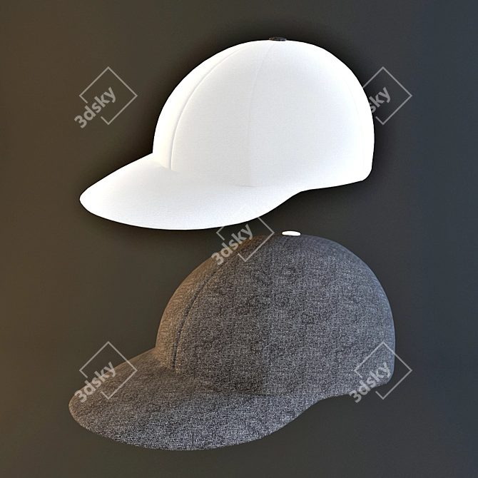 Classic Cap: Essential Headwear 3D model image 1