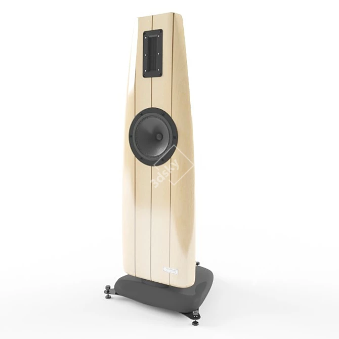 Premium 3D Hi-Fi Audio System 3D model image 2