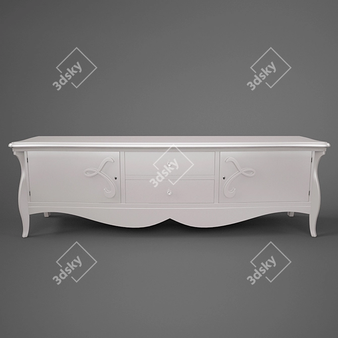 Corte Zari Sofia TV Stand 3D model image 1