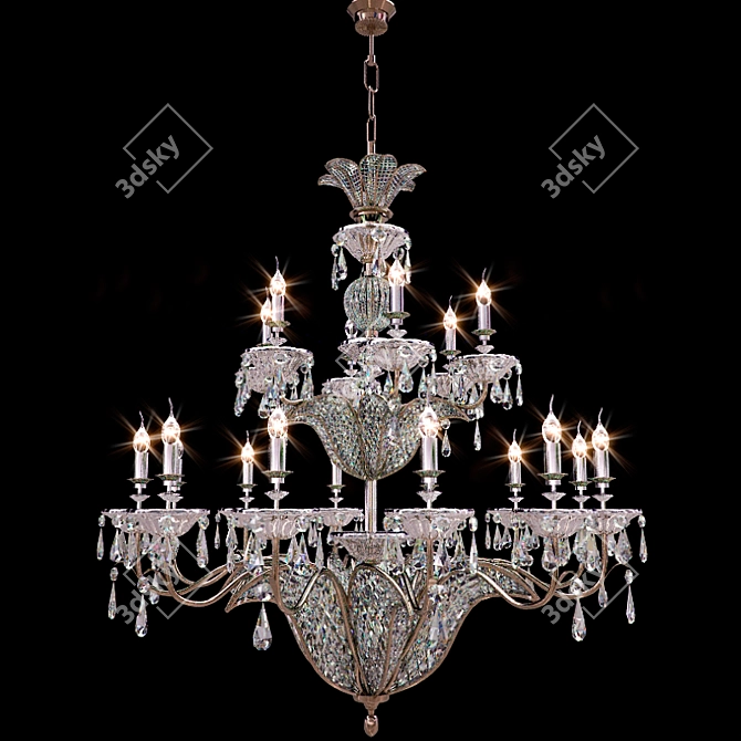 Almerich AL 2382/33 Chandelier: Elegant Illumination for Any Space 3D model image 1